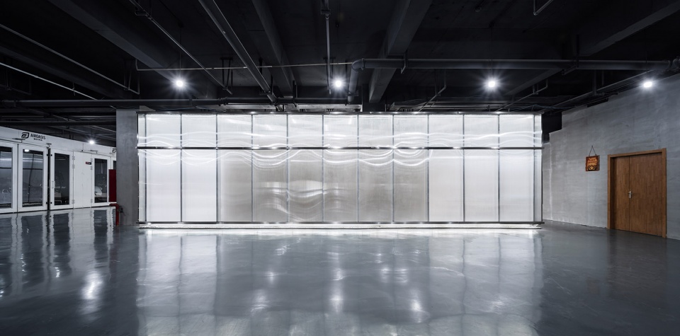 模糊的“墙”·杜雅汽车特效涂料系统陕西服务站空间设计-45