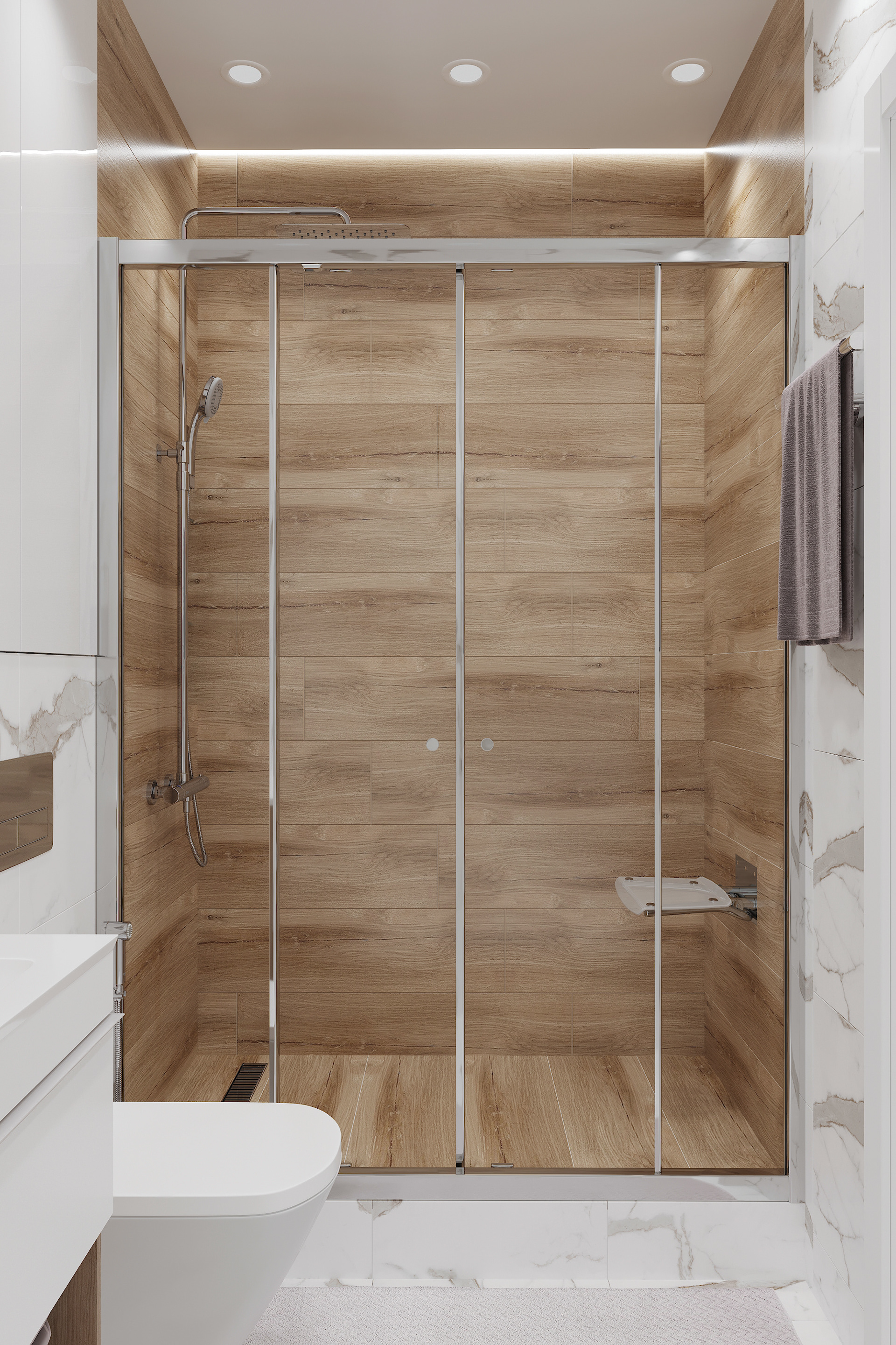 现代风格主卧室设计丨Katushhha 设计与装修工作室-8