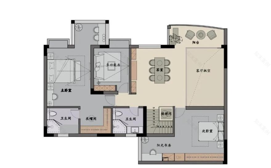 南方新城东苑现代简约家居设计-32