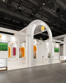 Florentika展位设计（用于2022花卉博览会）