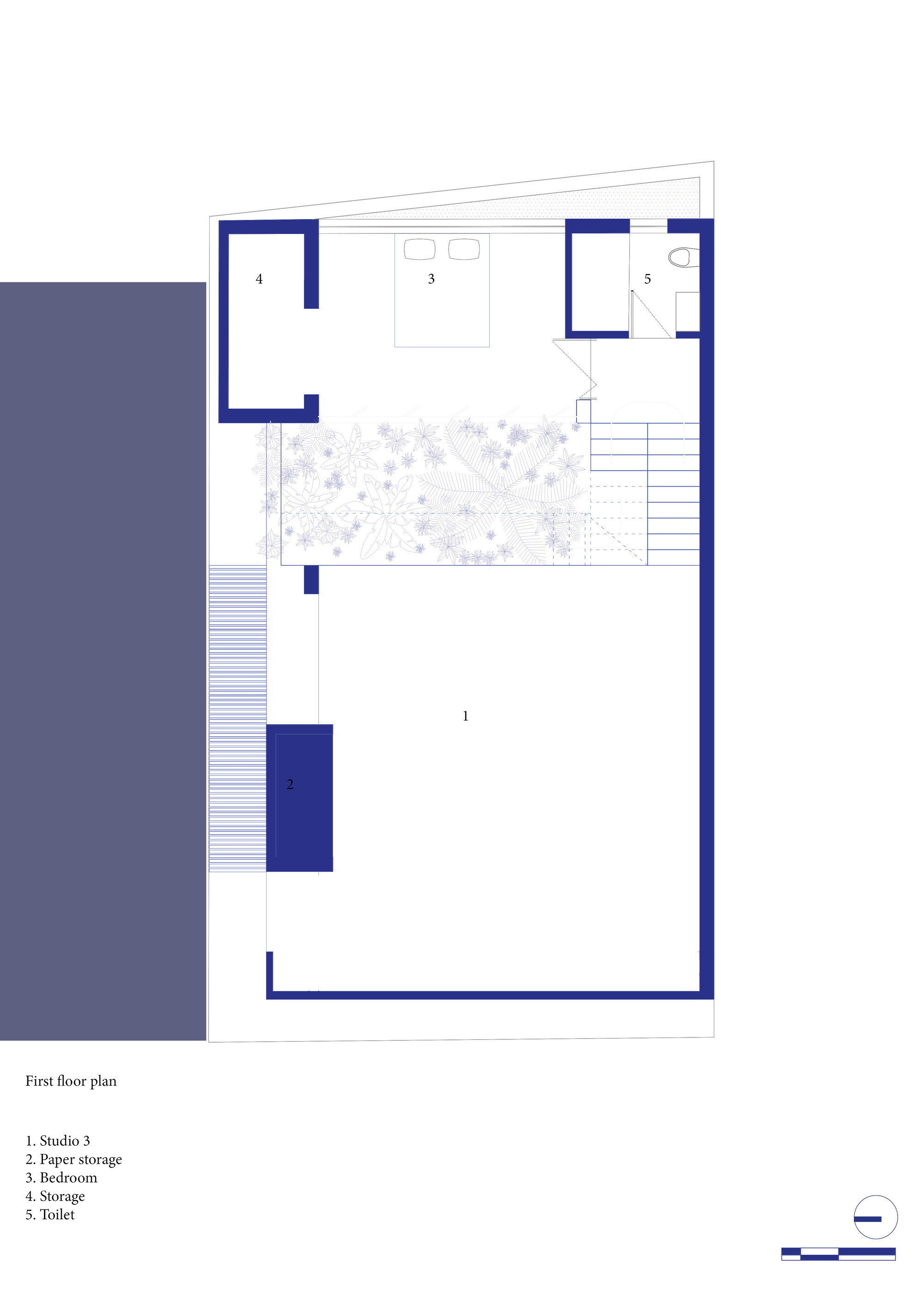 分层领域房屋和工作室丨印度金奈丨Fictional Project-14