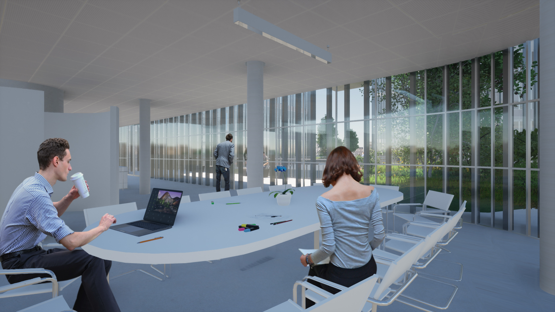 都市绿洲·零能耗办公空间设计-17