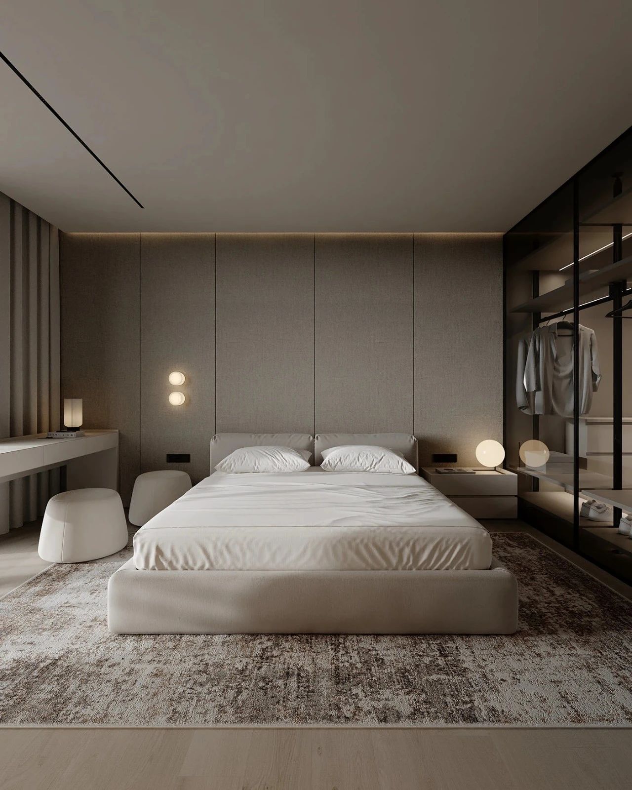 原木系奶油风极简空间loft公寓设计丨URSA STUDIO-37