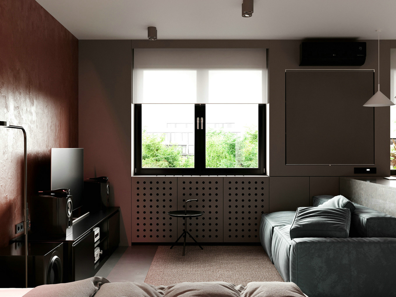 北欧风单身公寓，舒适极简空间-2