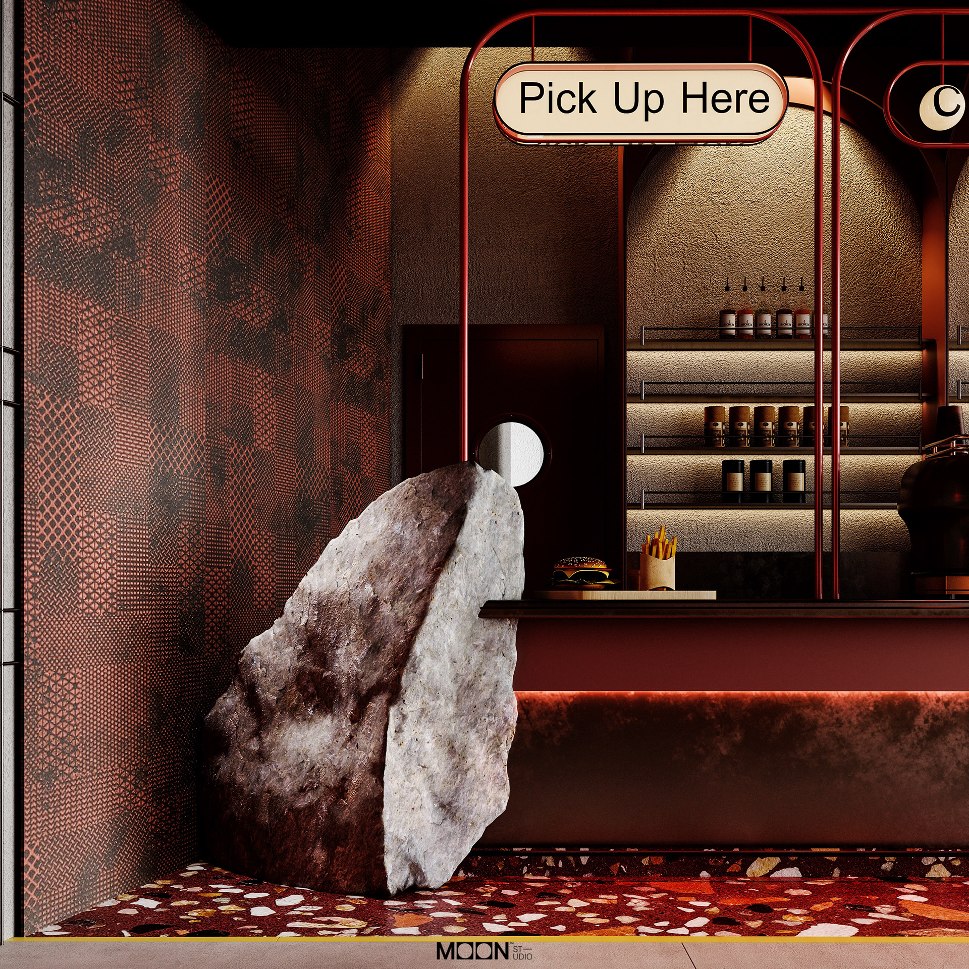 Chili House Burger餐厅设计丨Moon Studio-5