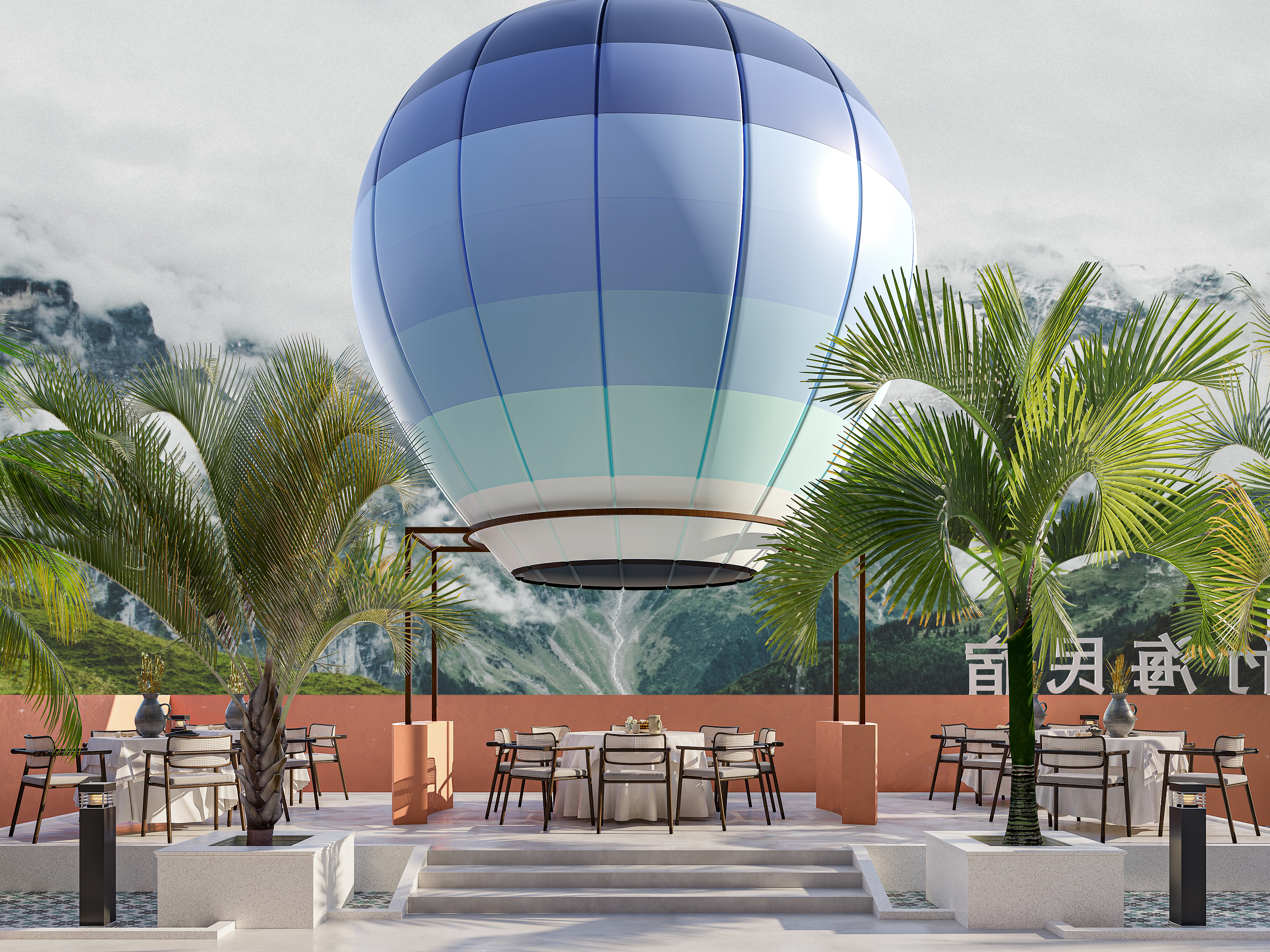 民宿外观效果图-5