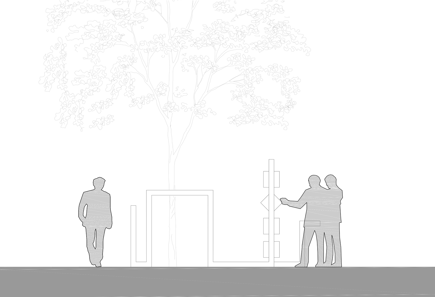 “Ribbon”临时装置丨美国纽约丨The Urban Conga 与 Hive Public Space-39