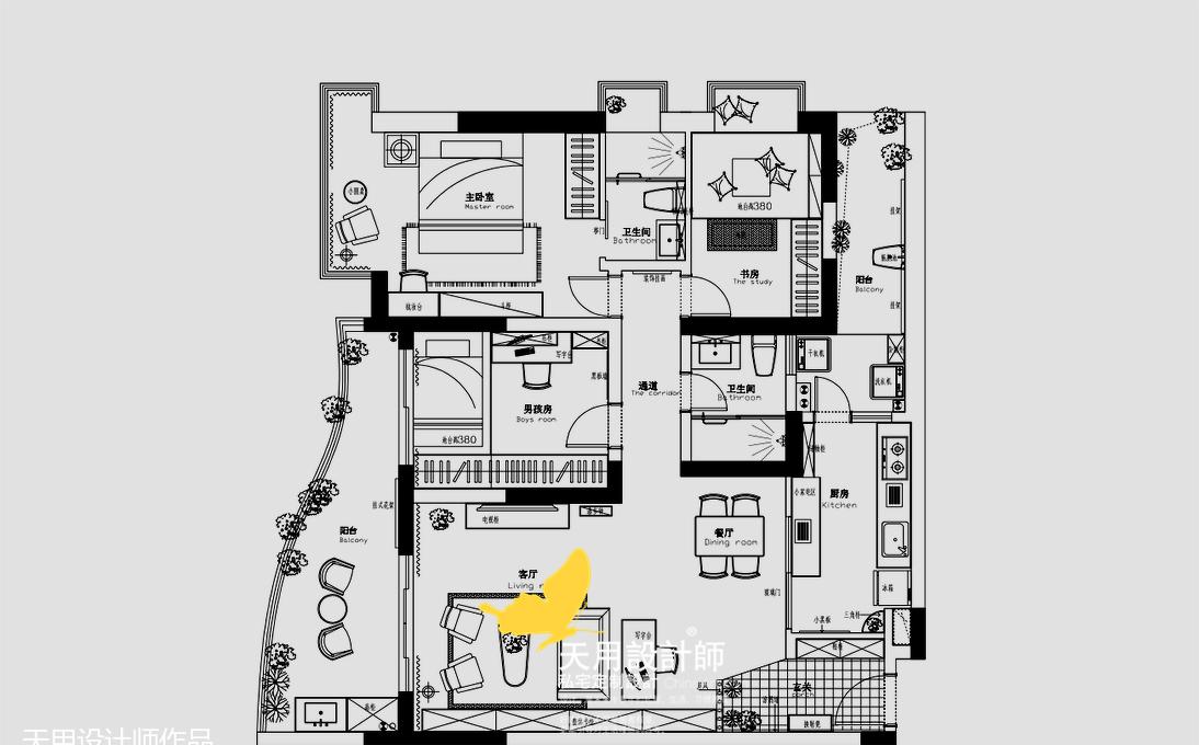 小户型空间利用典范-0