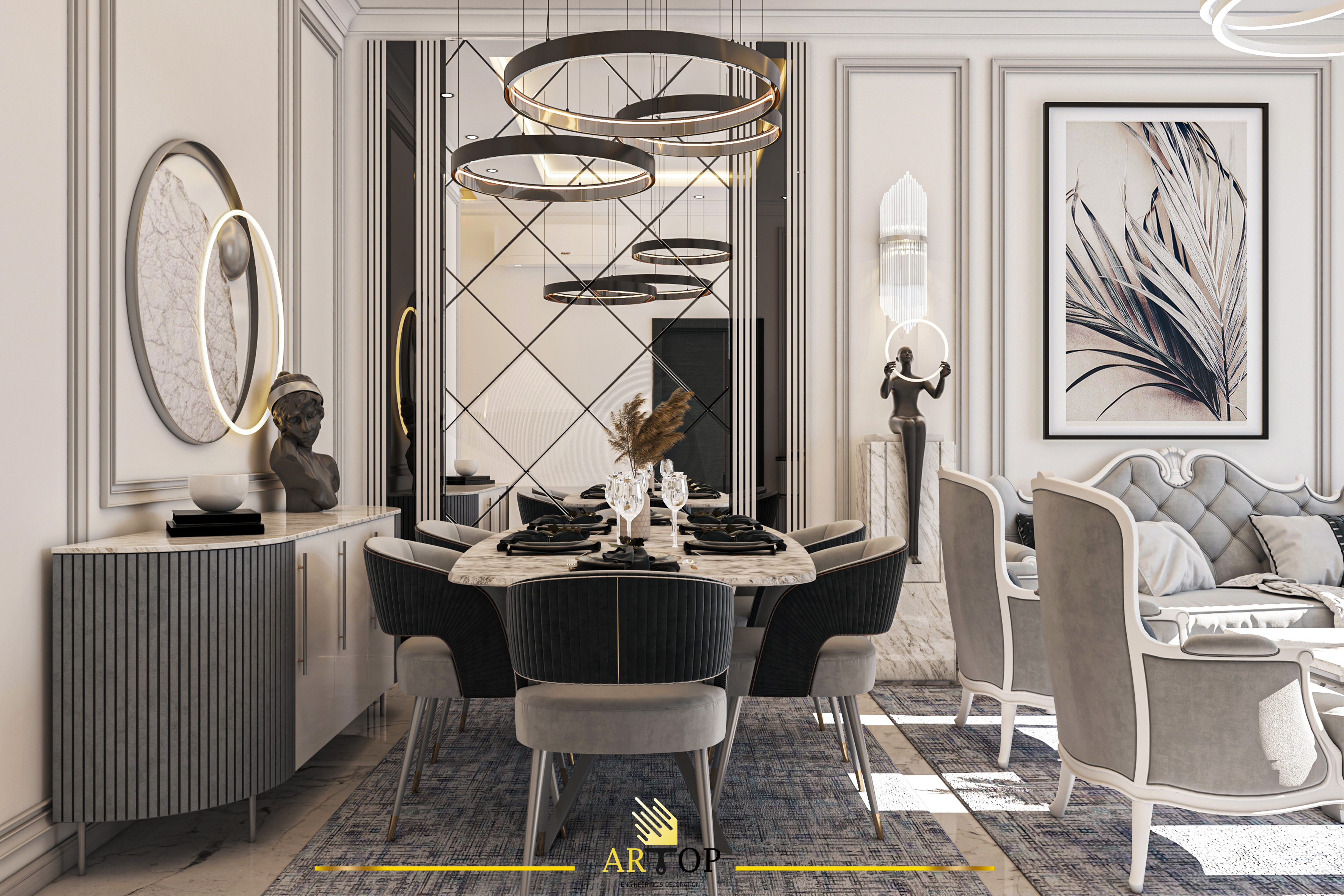 Reception and living room-2