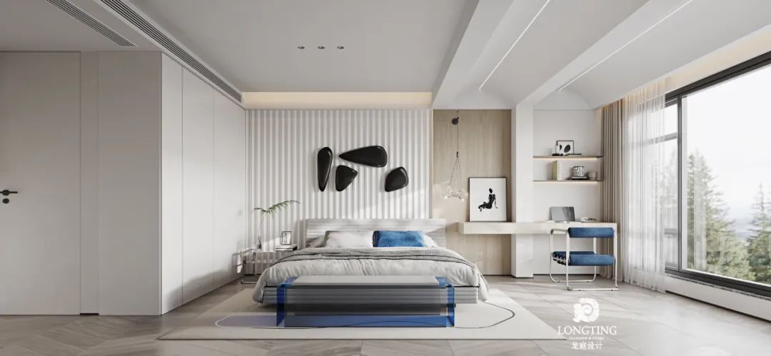 西湖观邸 410 方现代黑白空间设计丨中国湖州-33