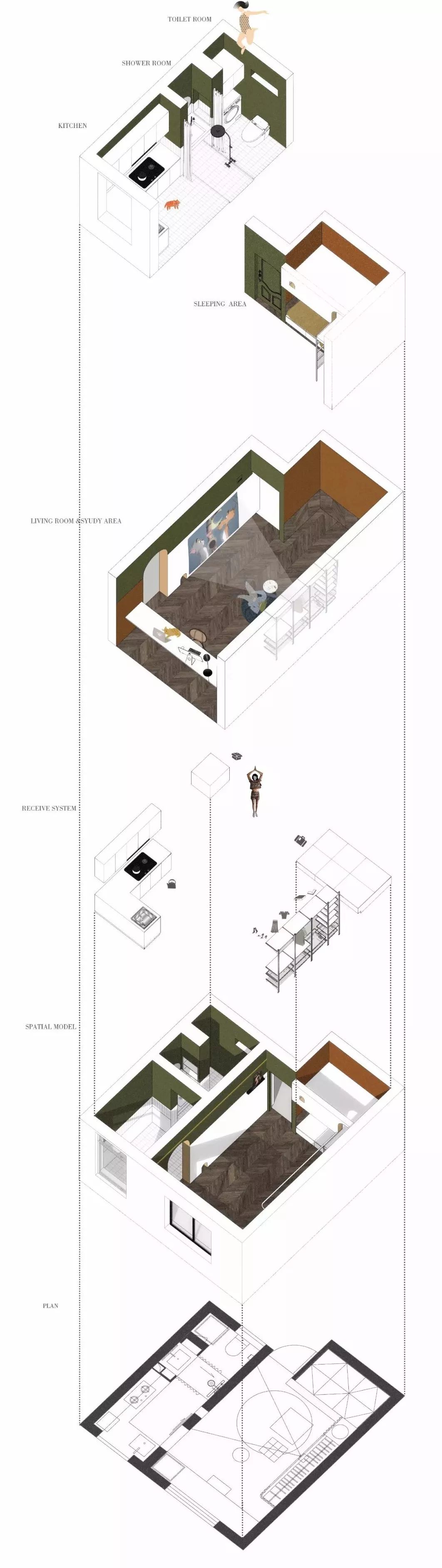 22㎡蜗居的色彩重生-28