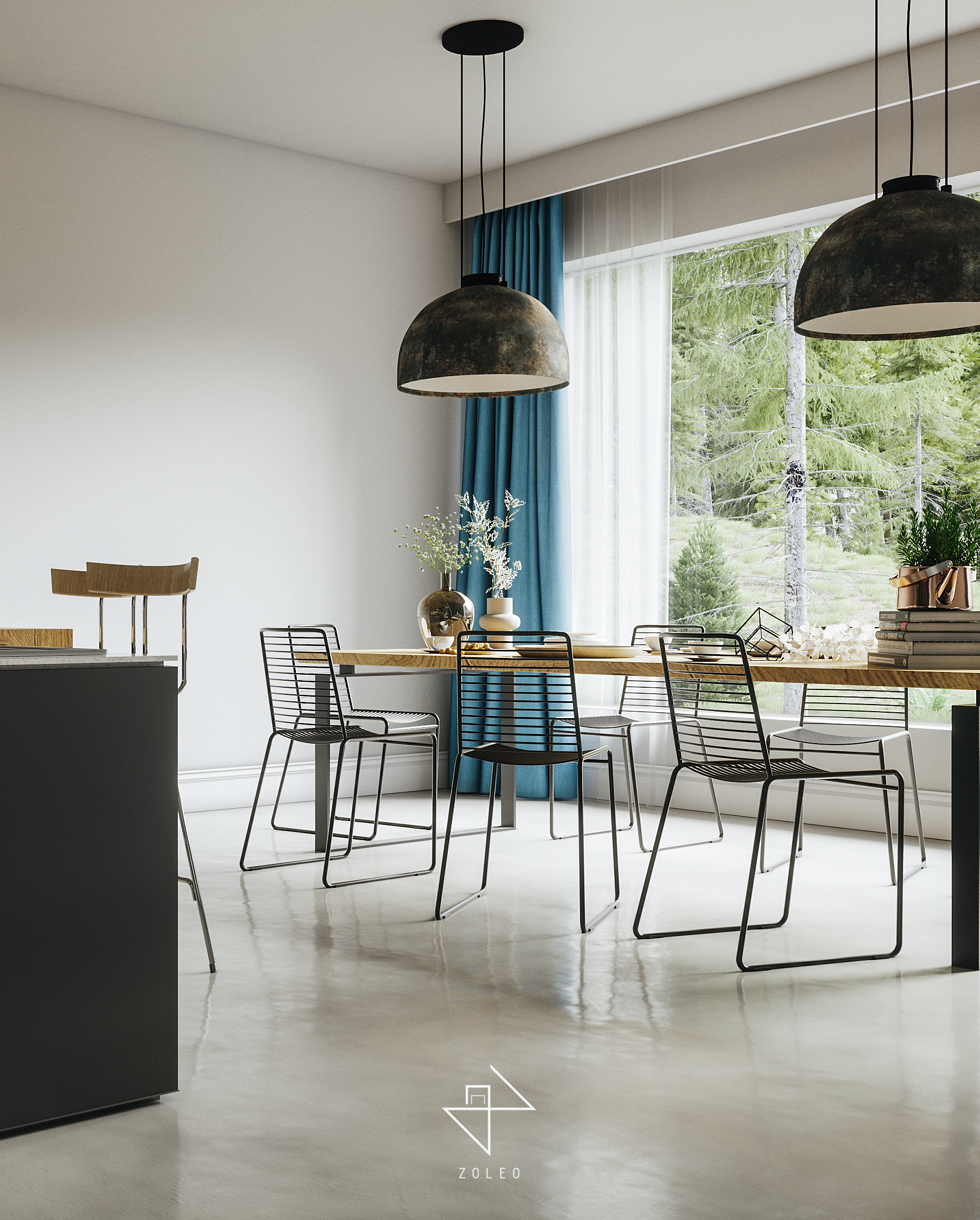 森林秘境 | VR 与 PS 打造室内外一体化的绿色空间-8