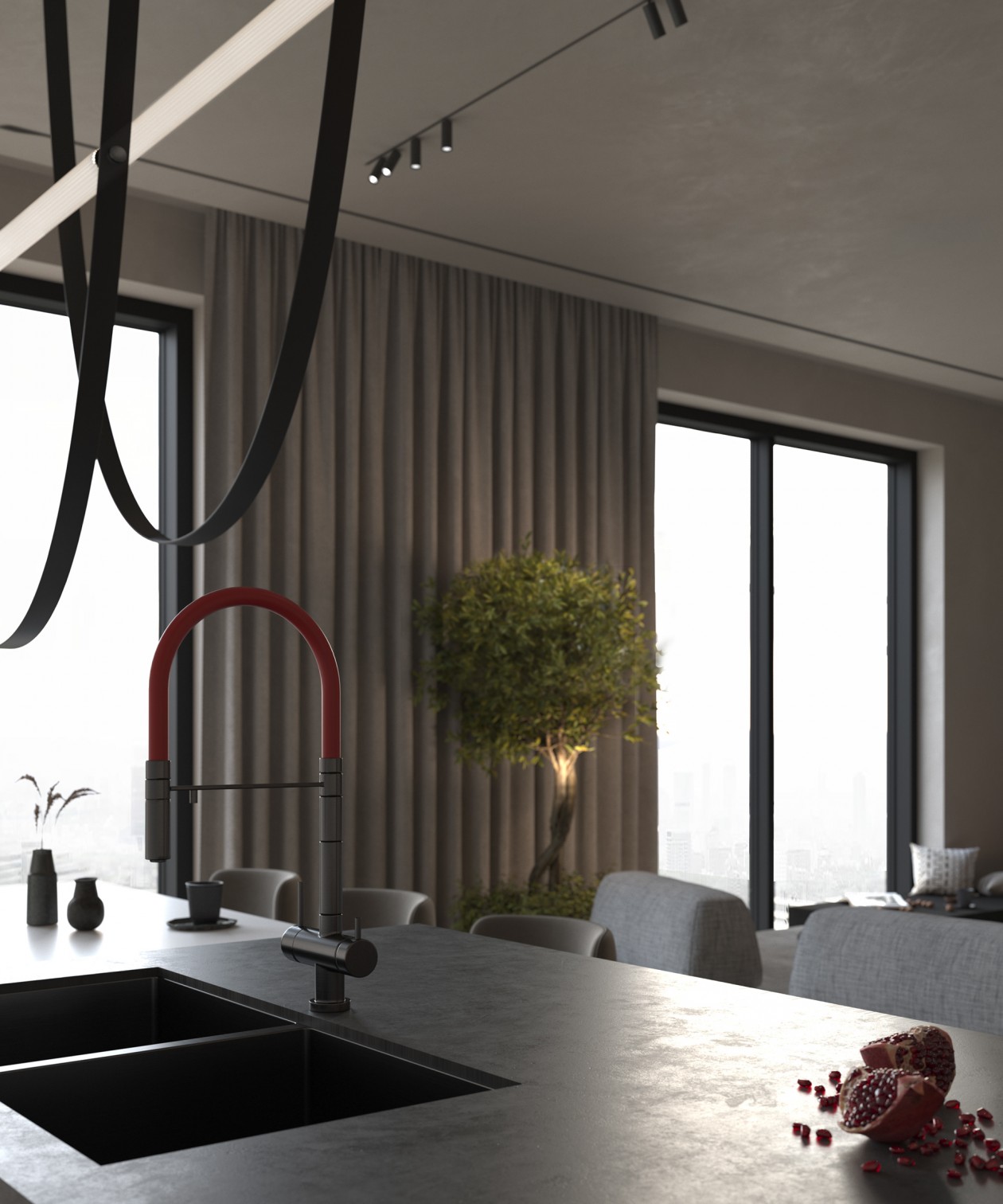 灰色系空间设计-7