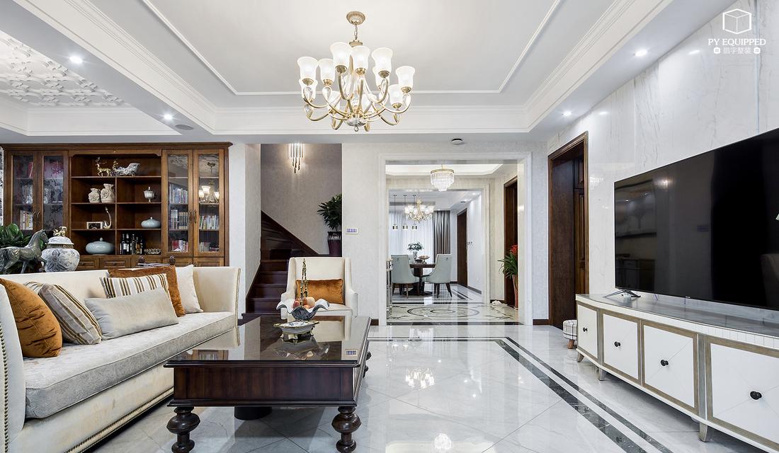 常州鹏宇设计 · 别墅 · 温柔精致,慢享时光·189㎡轻美式风格-1