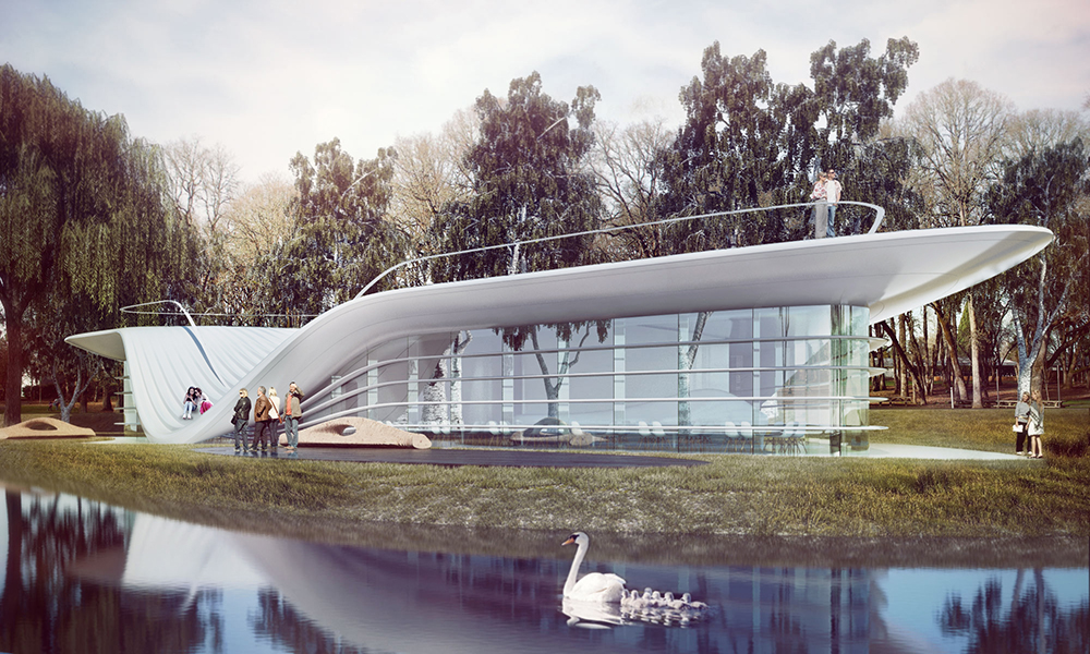 公园湖亭丨WeAreProxy,BMA-7