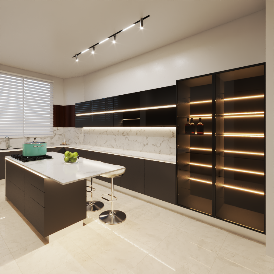 Renderizado 3D Cocina-2