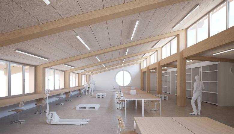 Schmid Ziörjen Architektenkollektiv丨Neubau Schreinerei und Umbau alte Schreinerei Stiftung zur Weid丨瑞士-0