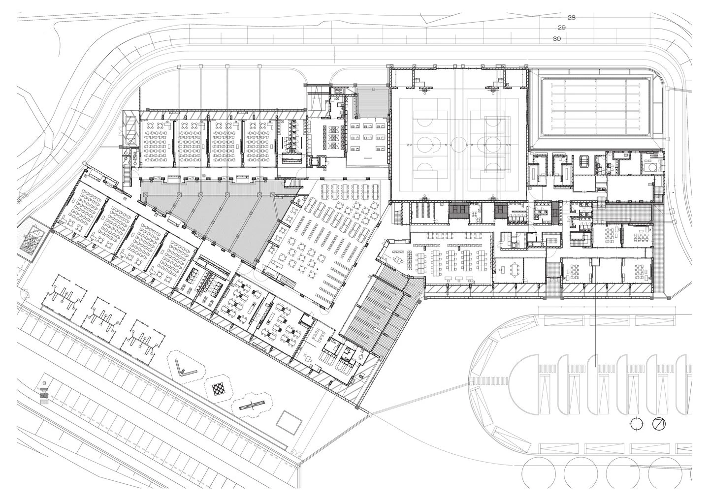 Hokota City Hokotaminami 小学丨日本茨城丨MIKAMI Architects-38