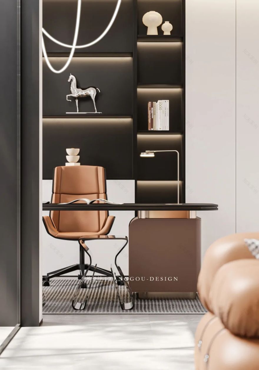 武汉452㎡宁静别墅设计丨中国武汉丨堂构设计-40