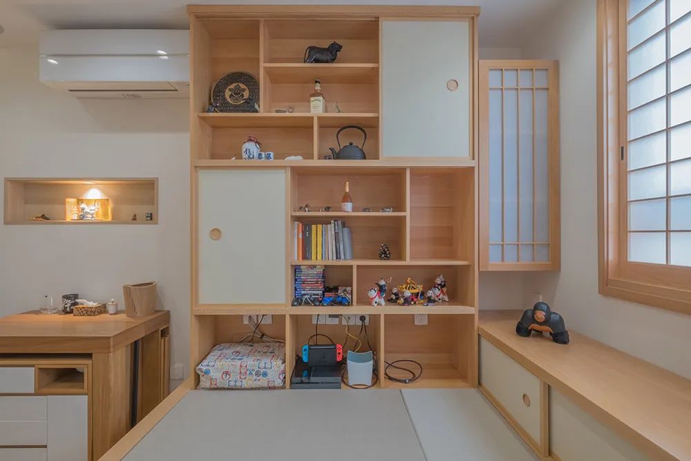 50㎡老房变日式两居,极致收纳与多功能空间-4
