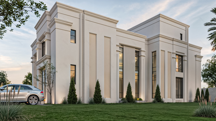 Neo-Classic Luxury Villa | Exterior Design-5