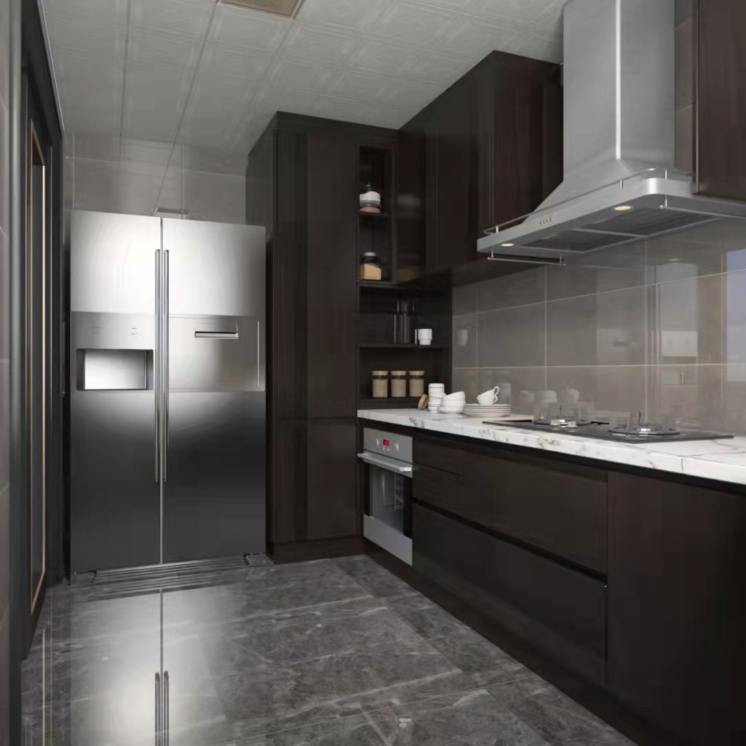 现代轻奢简约风效果图-3