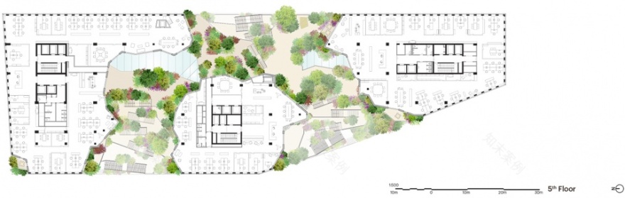 阿姆斯特丹"山谷"综合体 | 绿色与人性并重的建筑奇迹-91