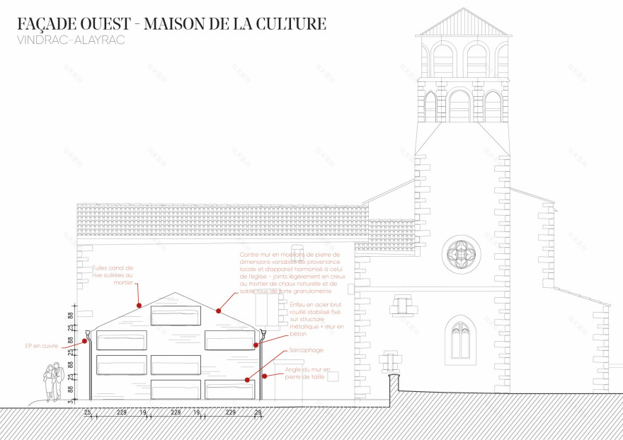 Construction of the Vindrac-Alayrac Culture Center / LETELIER ARCHITECTES-32