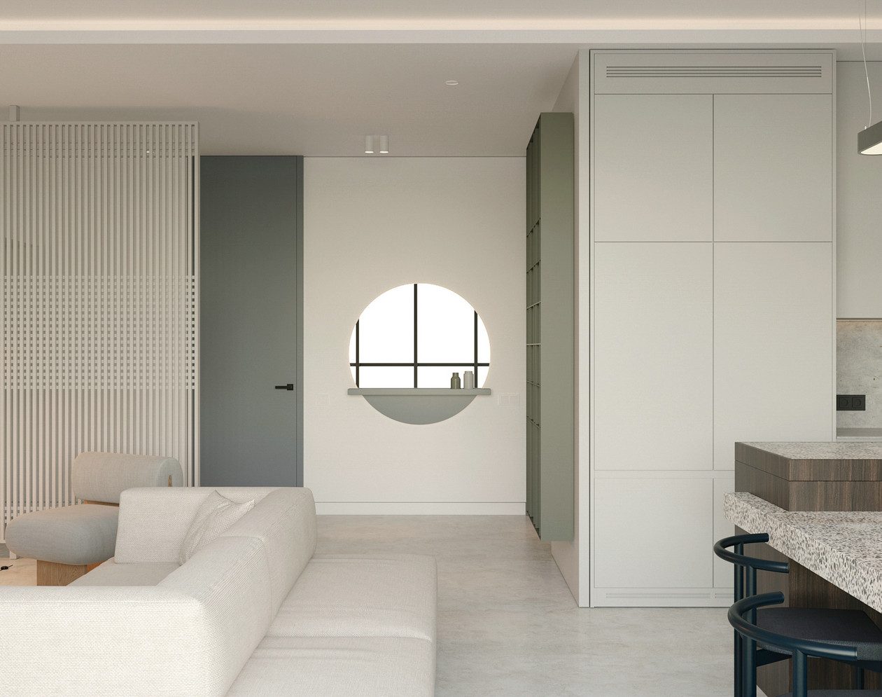 103㎡简约风公寓设计-2