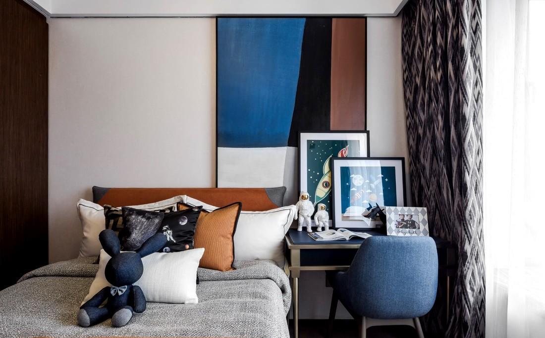 阳台客厅分区设计，打造小男孩梦想空间-16