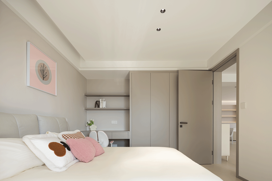 简约纯粹,温馨奶咖色丨中国江西丨东创空间设计-24