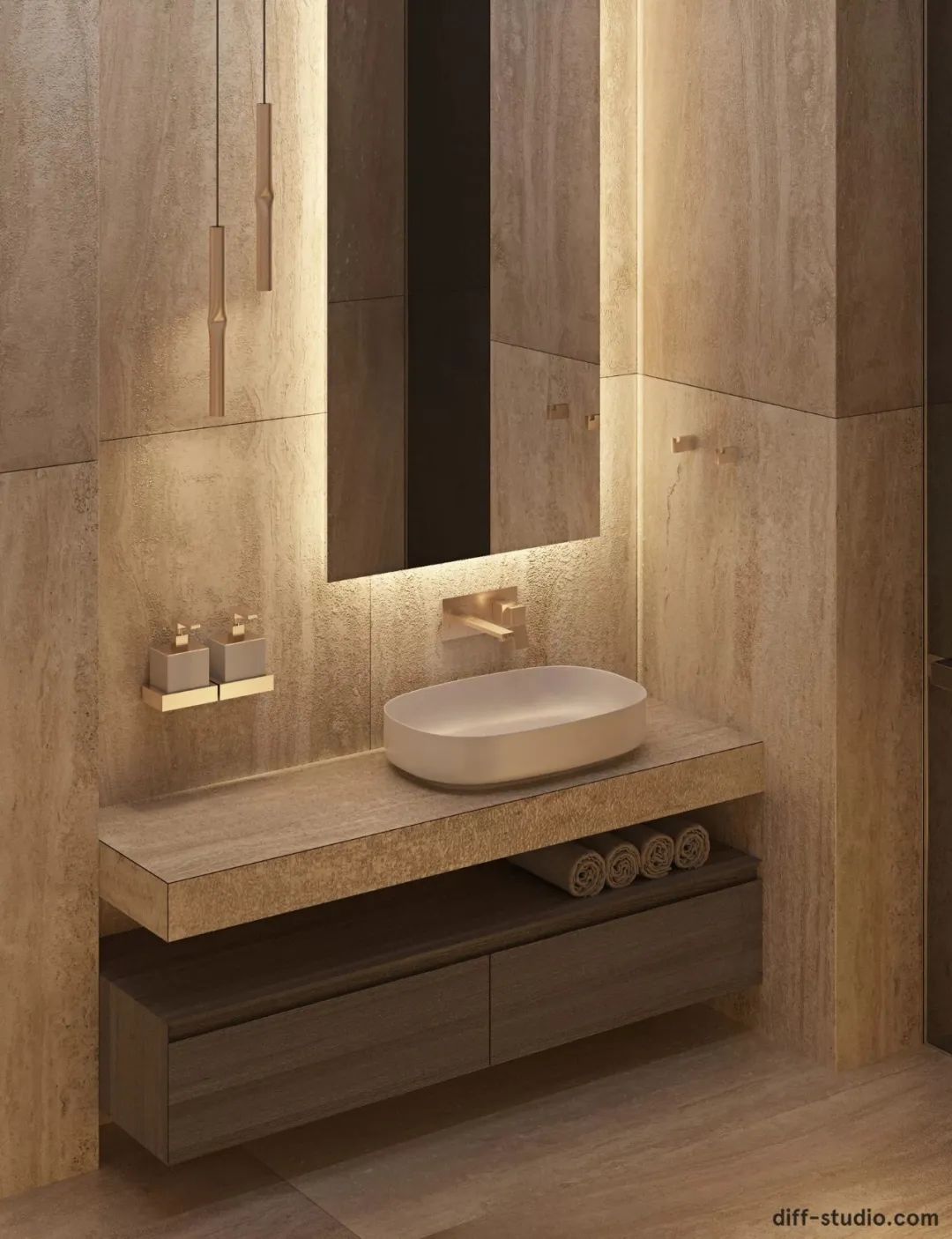 乌克兰基辅 1600㎡新古典奢华大宅丨Diff.Studio-102