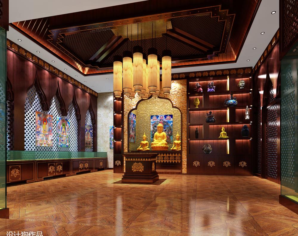 德云社剧场与佛牌店室内设计-4