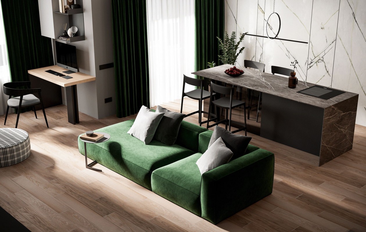 高级灰+橙色，高雅灵动，享受自由自在的快意生活-3