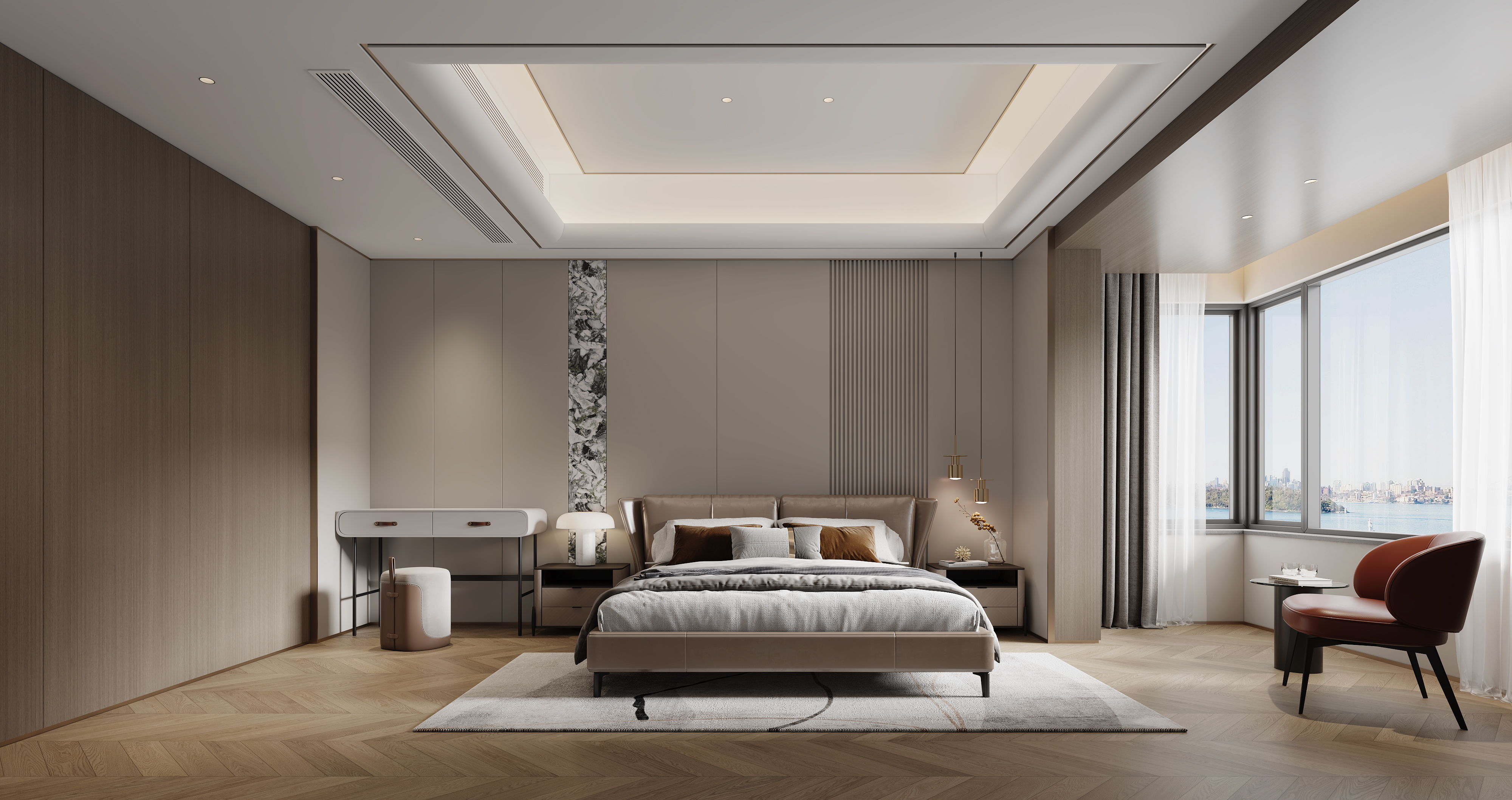 平潭 400 平海景豪宅全案设计丨王浩民设计-10