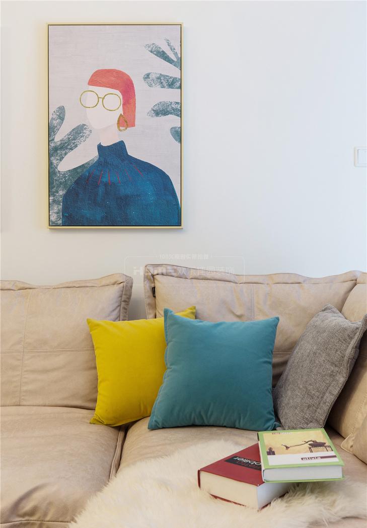 温馨色彩碰撞,个性空间打造-6