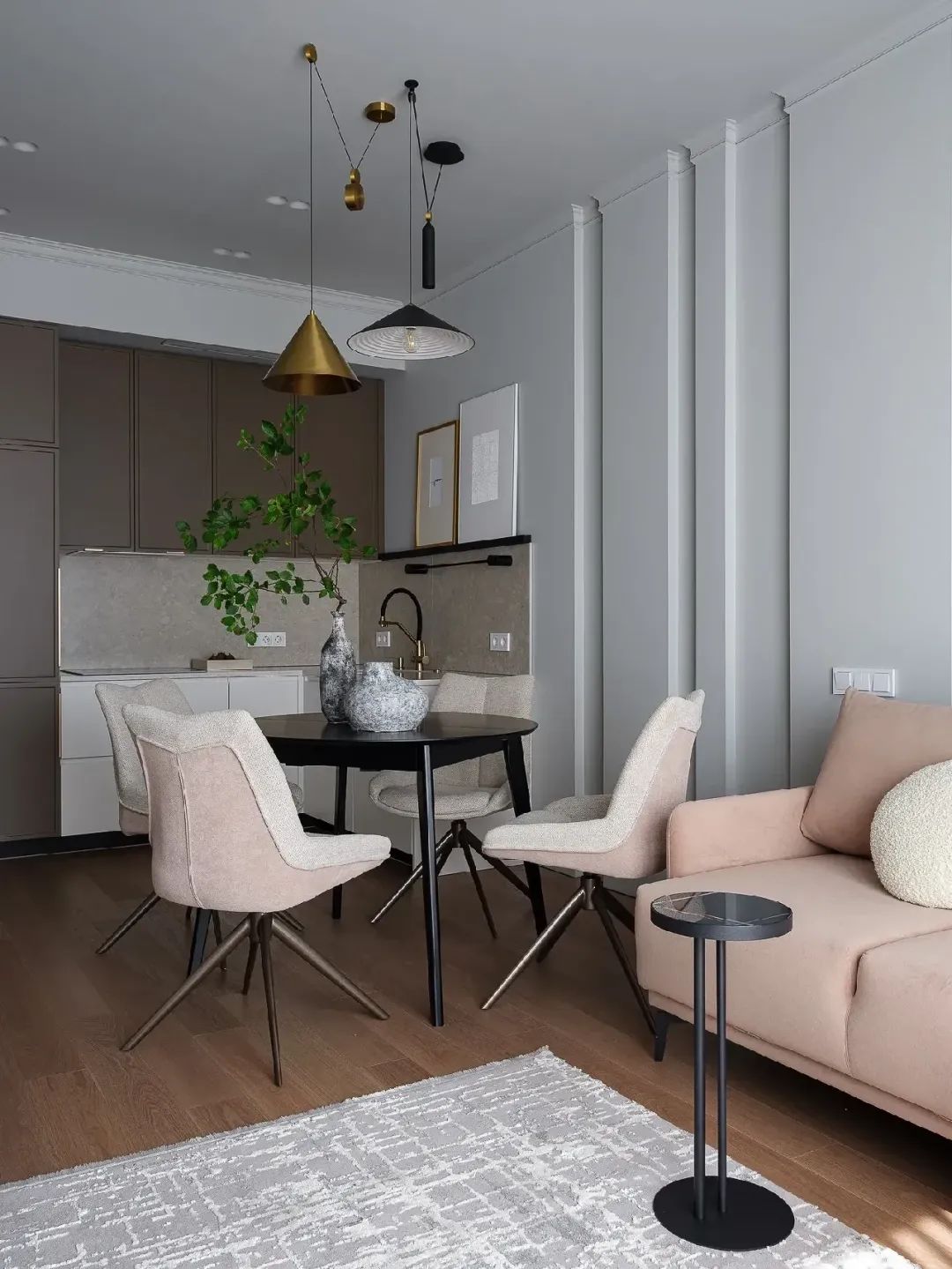 45㎡一居室公寓设计丨Yulia Sergeeva-12