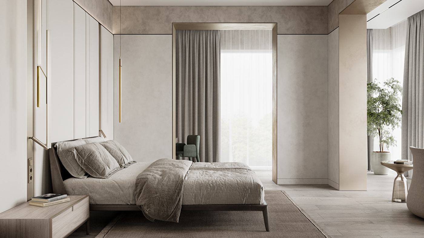 浅灰色系公寓 干净 舒适 大方-9