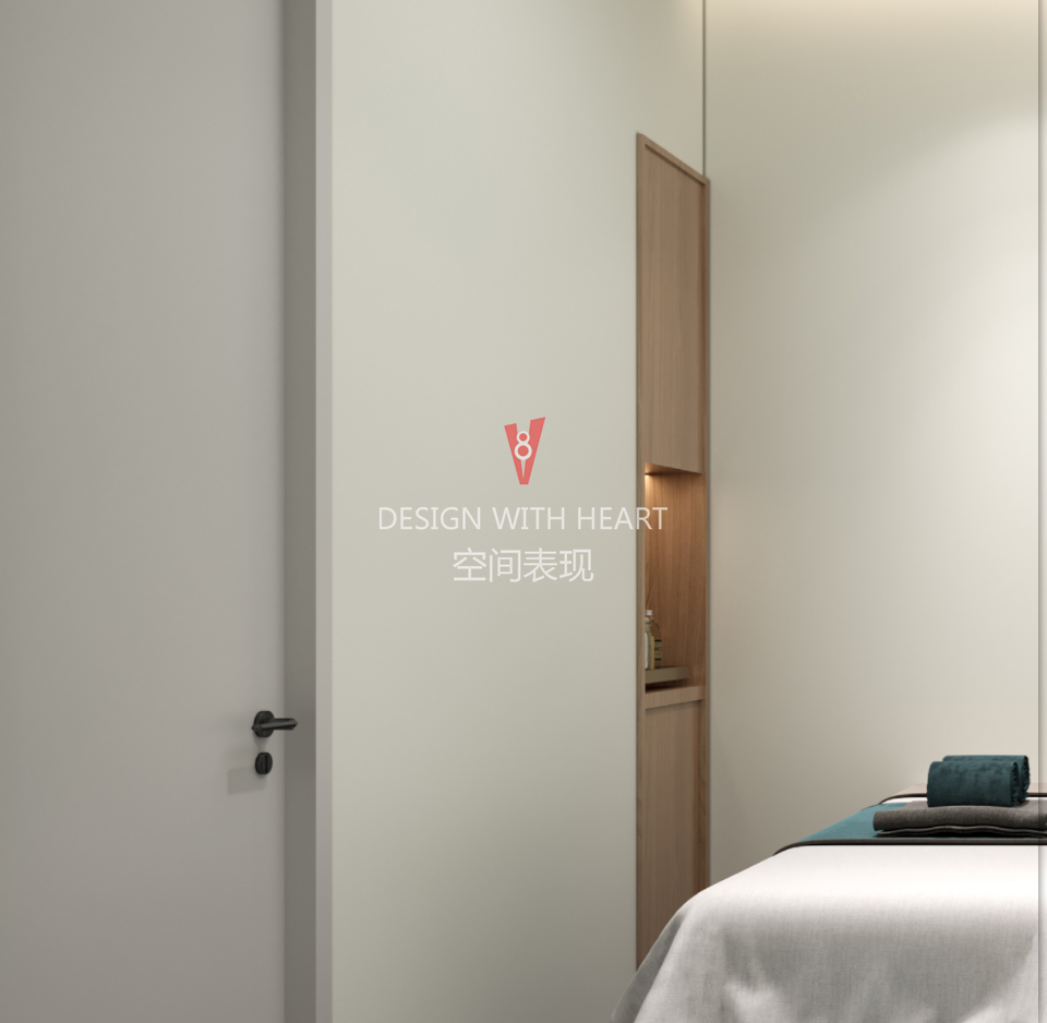 V8 空间表现 · 美容院办公室包厢-9