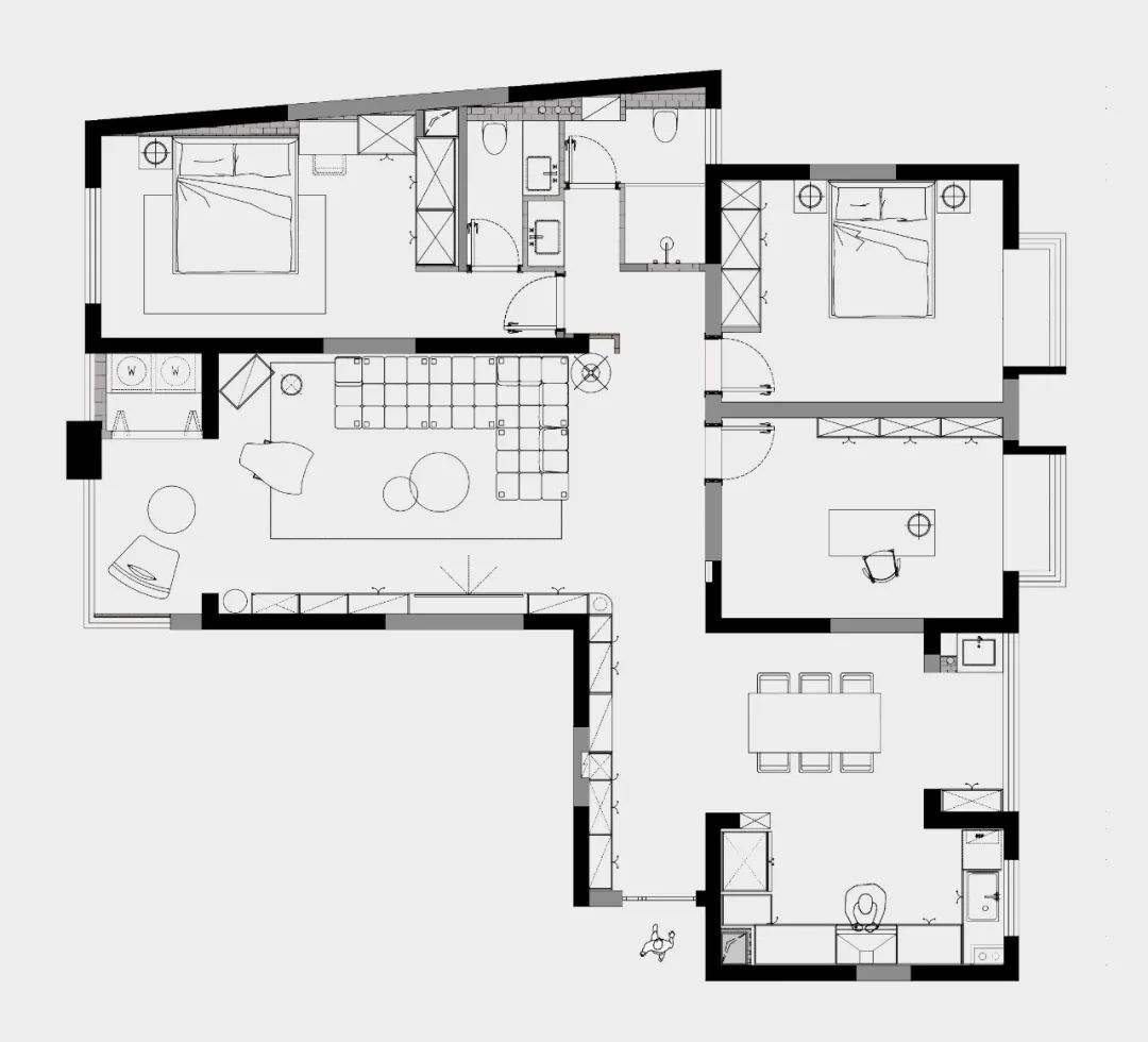 《寻》·芜湖世茂私人住宅丨中国芜湖丨留白空间设计-19