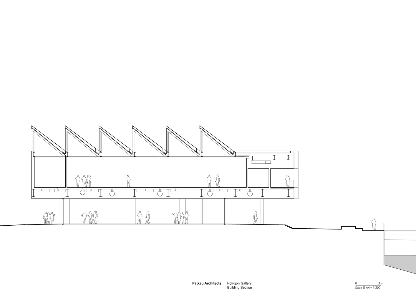 加拿大多边形画廊丨Patkau Architects-23