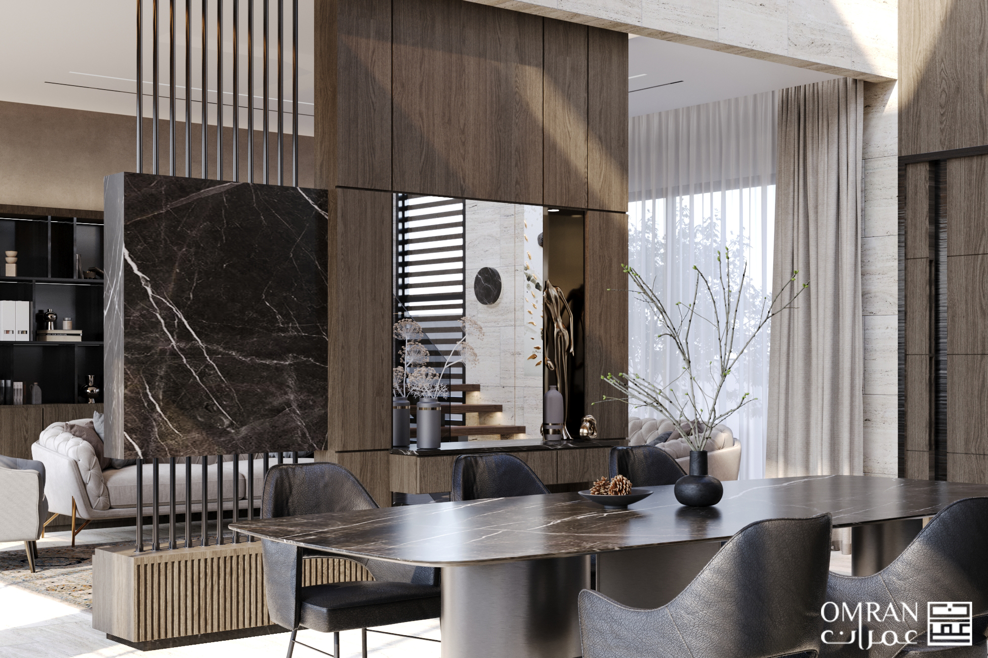 别墅现代室内设计丨Palestine-4