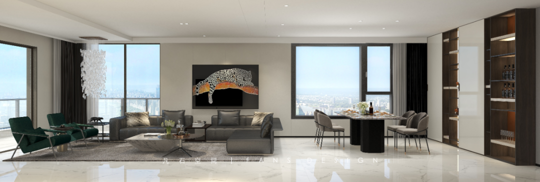 淑女与猎豹 · 成都现代家居设计丨中国成都丨成都凡石空间设计-21