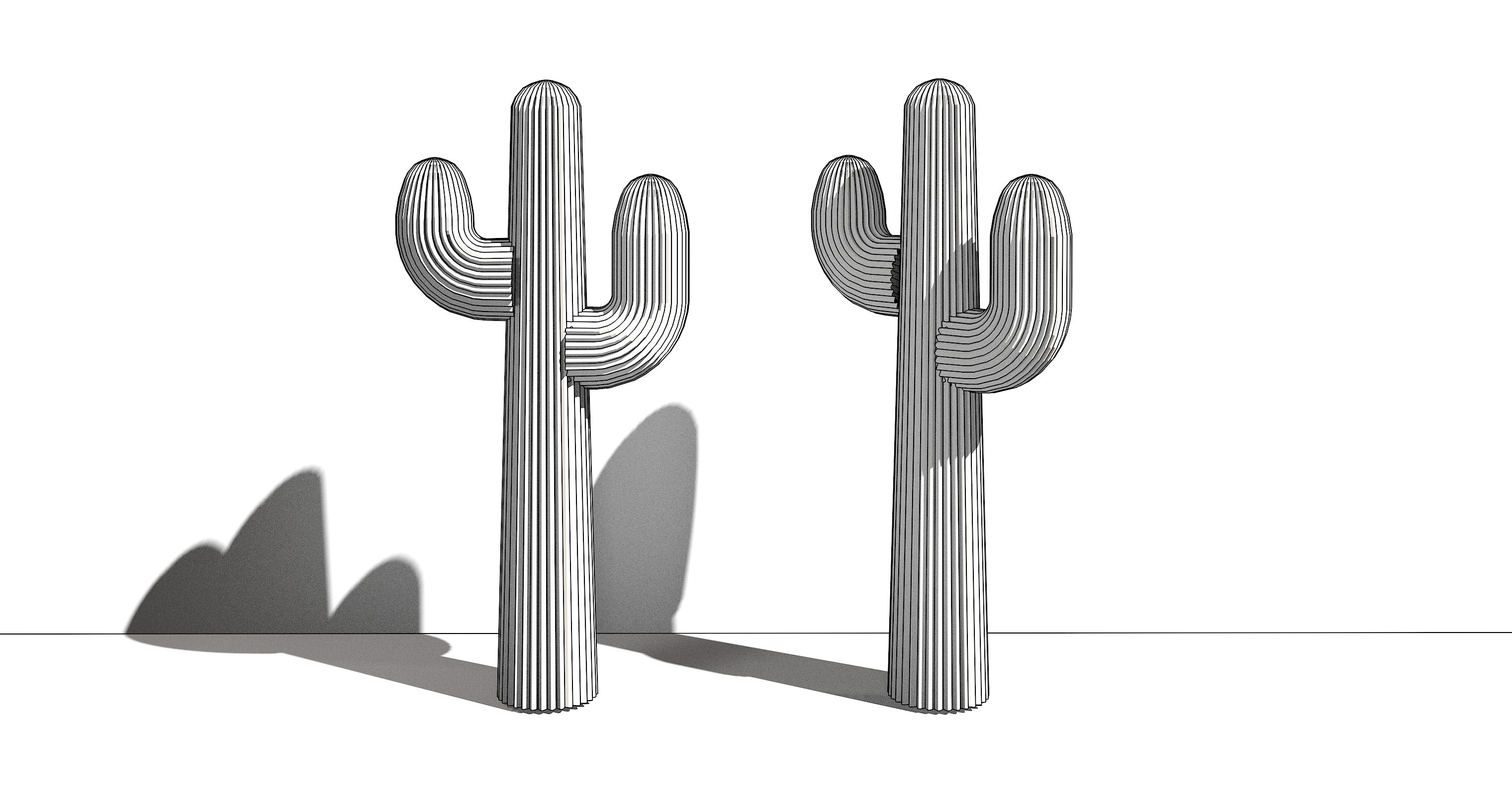 仙人掌挂钩（注：hanger常见有挂钩、衣架等意思，这里结合CACTUS推测为挂仙人掌的挂钩，如果有更具体语境，可能翻译更精准） 丨乌克兰基辅丨BNCD studio-16