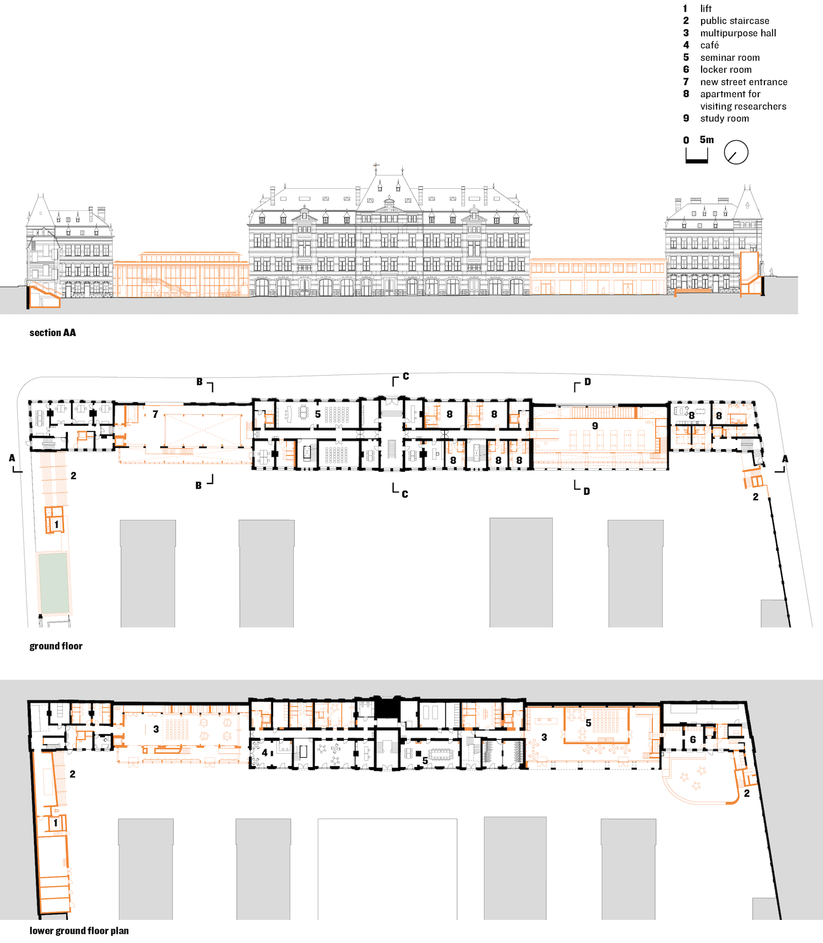 Usquare Feder大学建筑改造项目丨比利时-37
