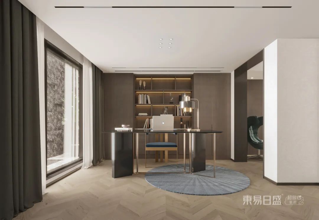 400㎡轻奢灰色私宅,家的乌托邦丨东易日盛-40