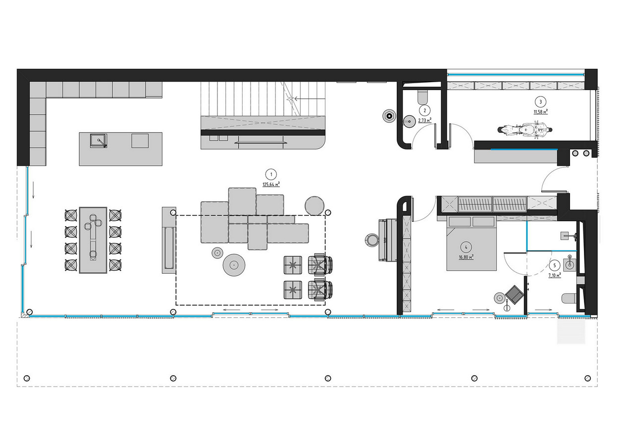 简约风大平米住宅设计 超精致！-24