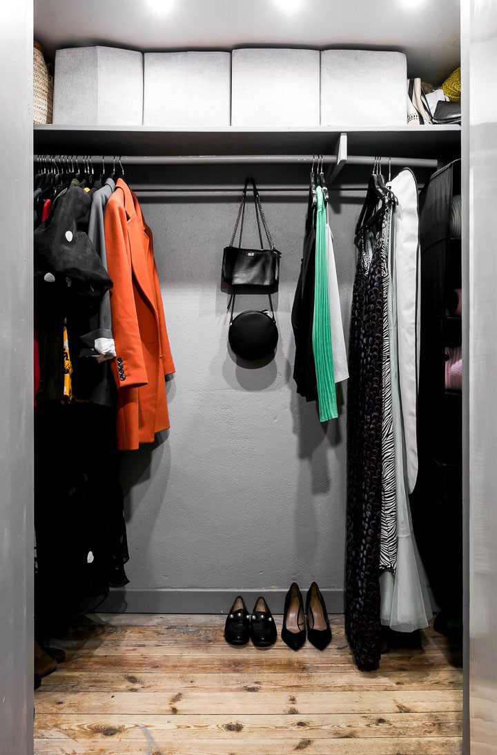 灰色调 48 平米一居室公寓的柔和魅力-14