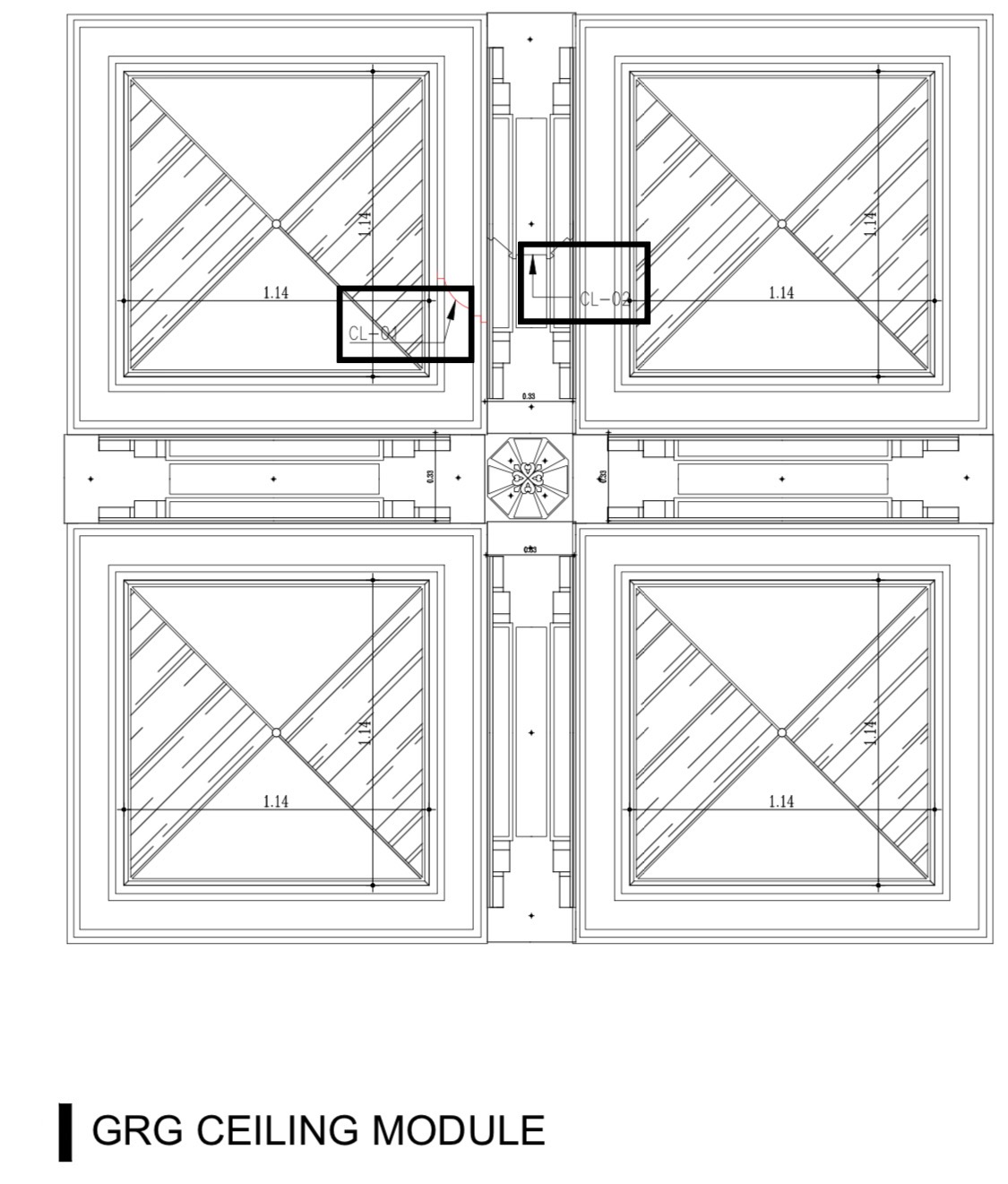 GRG Ceiling Shop-Drawing of Masjid Nour Allah-2