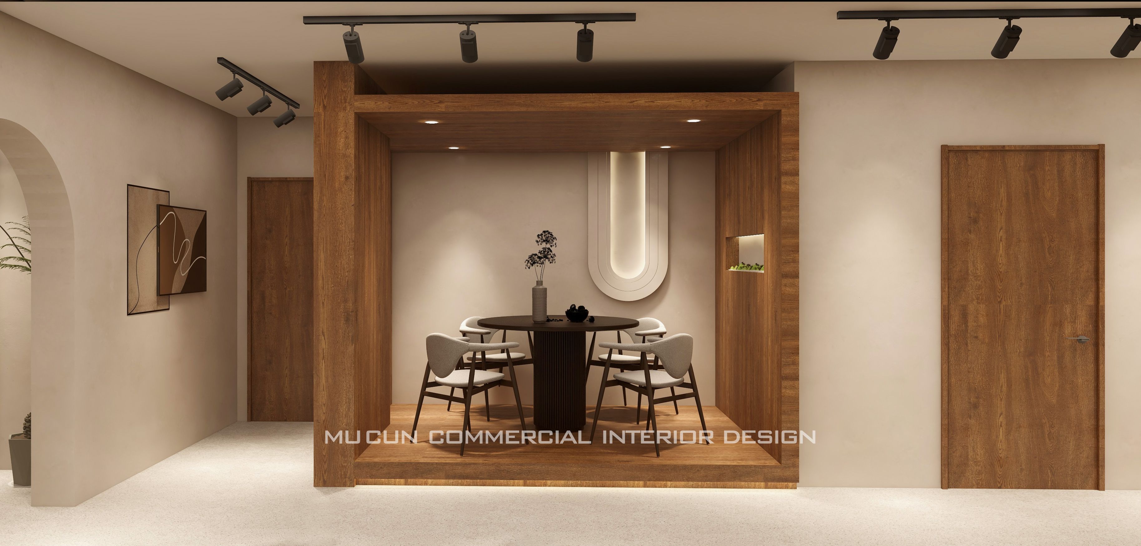 网红风轻食餐厅设计-16